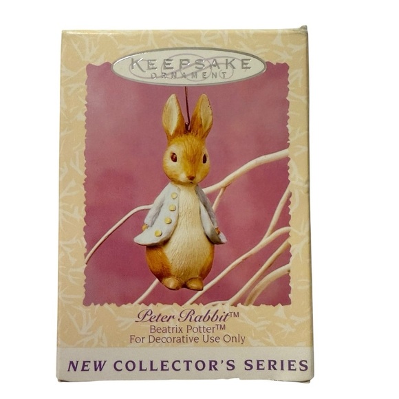 Hallmark Ornament Peter Rabbit 1996 1st in series Easter Beatrix Potter New - Picture 1 of 5